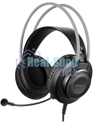 Гарнитура A4Tech Fstyler FH200U серый, проводная