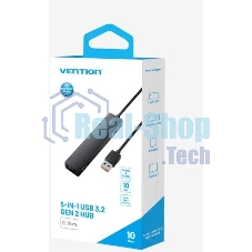Концентратор Vention CHSBB, USB, USB Type-C/USB, USB