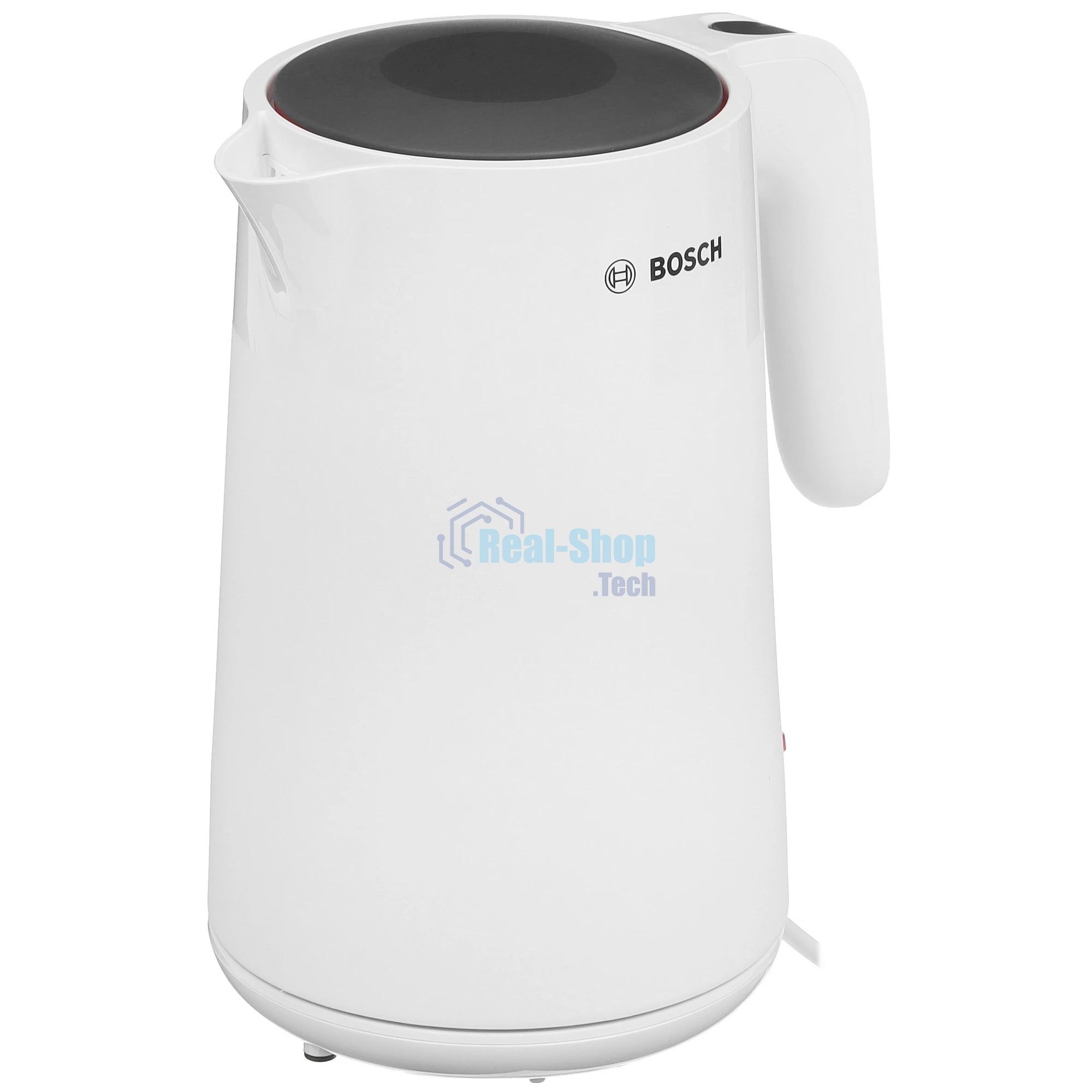 Электрочайник Bosch TWK2M161 белый, 1.7 л, 2400 Вт, скрытый нагревательный элемент
