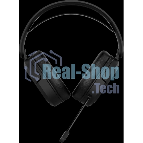 Гарнитура ASUS TUF Gaming H1 Wireless чёрный, беспроводная + проводная, USB/USB-C, до 15 ч, виртуальный 7.1, шумоподавление микрофона