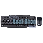 Комплект клавиатура+мышь Gembird KBS-8000 беспроводной, USB, 1600 DPI, чёрный