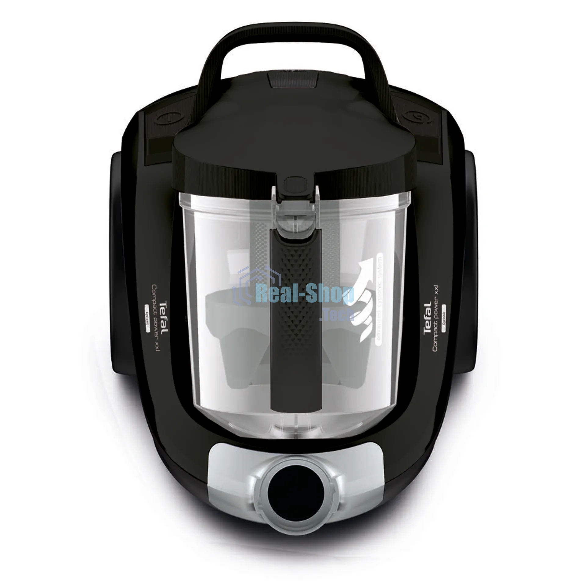 Пылесос Tefal TW4855EA черный, 550 Вт, уборка сухая, пылесборник контейнер 2.5 л