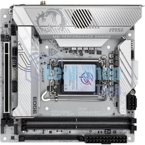 Материнская плата MSI MPG Z890I EDGE TI WIFI, LGA 1851, Intel Z890, 2xDDR5, 2xSATA, 4xM.2, 1xPCIe 5.0 x16, 1xHDMI, 2xThunderbolt 4, 1xUSB-C, 1x 5Gb LAN, 7xUSB-A 10Gbps, 2xUSB-A 5Gbps, 1xUSB-C 20Gbps, 7.1, 2x3.5 мм, TOSLINK, Mini-ITX