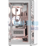 Компьютерный корпус Formula V Line Crystal Z7 PA White, ATX, TYPE-C*1, USB3.0*1, Front+Side Glass, SIDE 3x PERFORMANCE ARGB, REAR 2x PERFORMANCE ARGB
