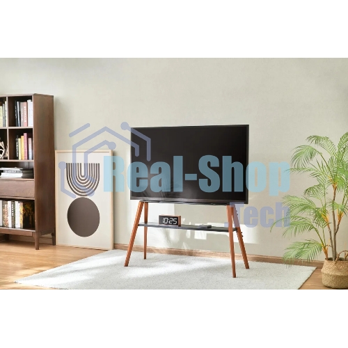 Подставка для телевизора Cactus CS-ST3647BKWN черный/орех, 49