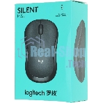 Мышь беспроводная Logitech M220 SILENT черный/серый, 1000 dpi, радиоканал, USB, кнопки - 3