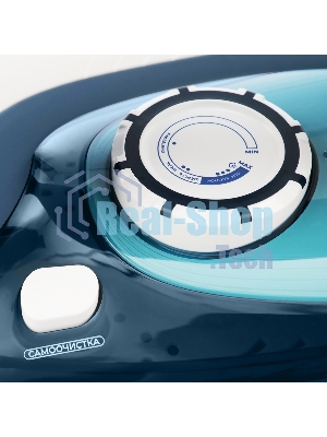 Утюг Centek CT-2319 синий/белый, 2400 Вт, 40 г/мин, 140 г/мин, 480 мл
