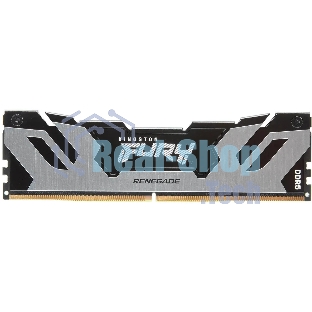 Оперативная память Kingston Fury Renegade, DDR5, 48Gb (1x48GB), 6000MHz, CL32, DIMM, с радиатором, серебристый