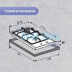 Газовая варочная панель Zigmund & Shtain G 14.3 S независимая, нержавеющая сталь