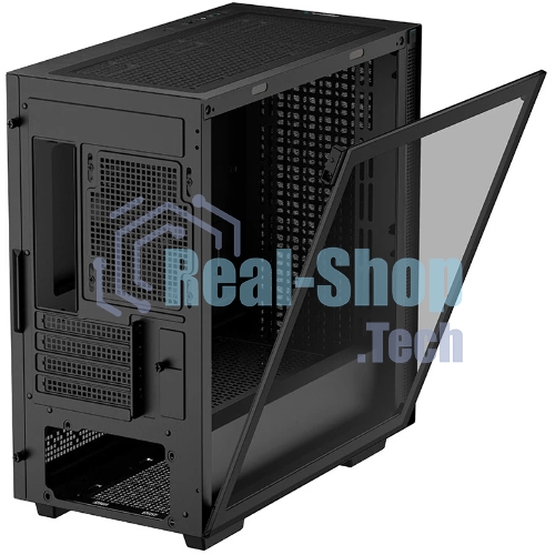 Компьютерный корпус Deepcool CH370 черный без БП mATX 1x120мм 1xUSB 2.0 1xUSB 3.0 audio bott PSU