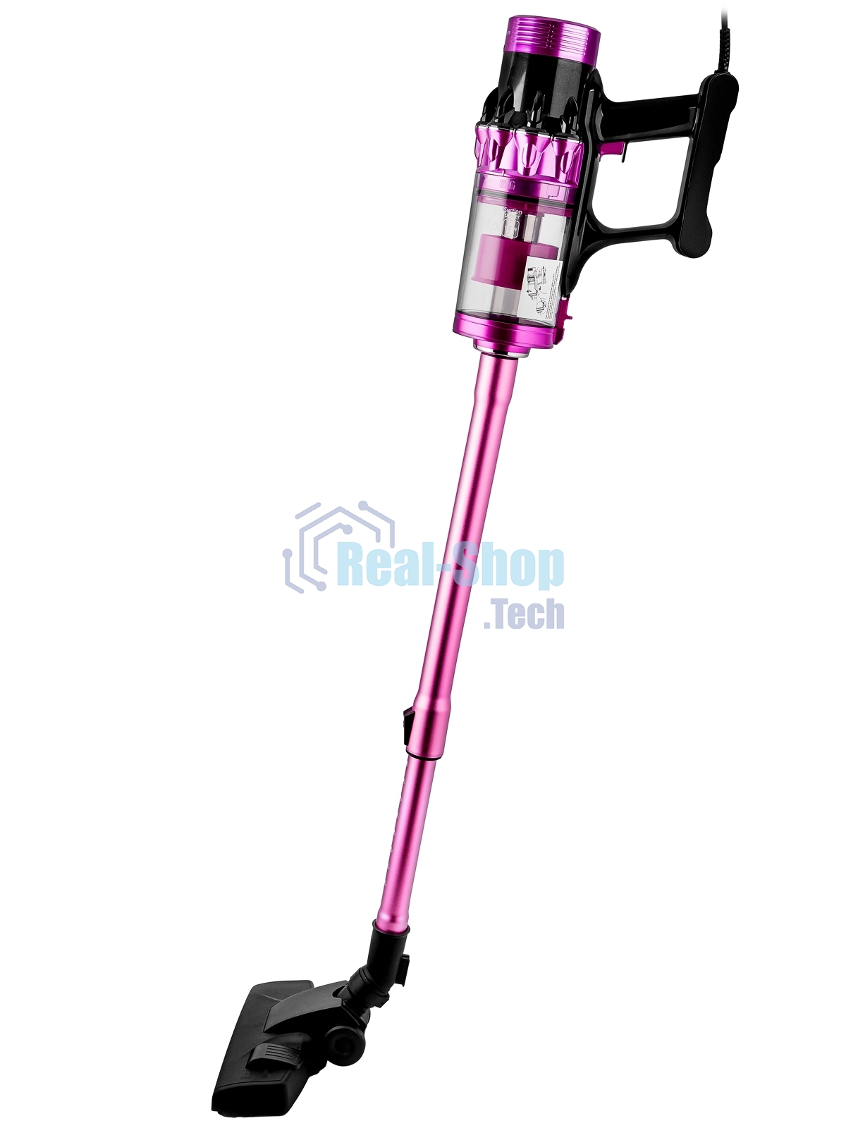 Пылесос вертикальный BRAYER BR4272 фиолетовый, питание от сети, 185 Вт, уборка сухая, пылесборник 0,8 л