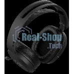 Гарнитура ASUS TUF Gaming H1 Wireless чёрный, беспроводная + проводная, USB/USB-C, до 15 ч, виртуальный 7.1, шумоподавление микрофона