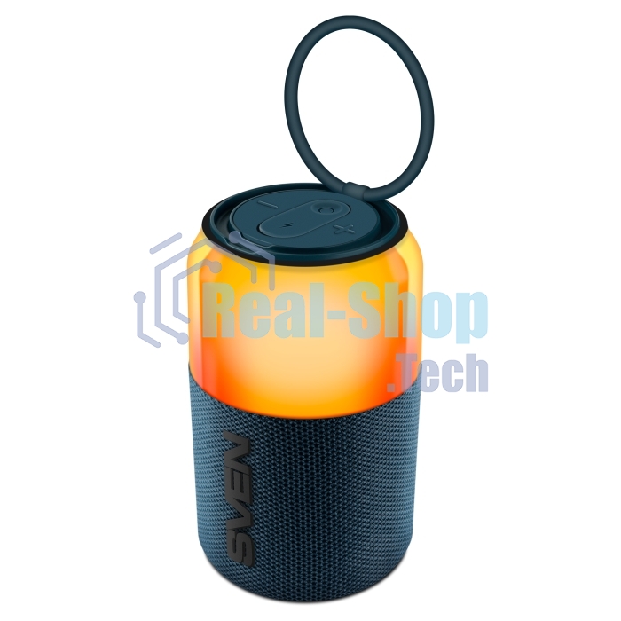 Колонка портативная SVEN PS-130 blue (10 Вт, USB, Bluetooth, питание от USB/аккумулятора)