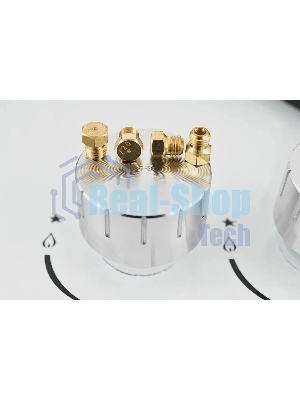 Варочная панель газ ZUGEL ZGH603W, белая