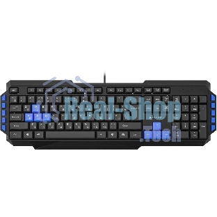 Клавиатура Oklick 750G Frost War проводная, USB Type-A, чёрный