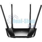 Роутер беспроводной Cudy LT400 N300 10/100BASE-TX/4G cat.4 черный