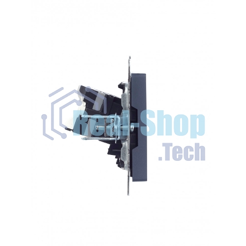 Розетка компьютерная IEK BRITE РК10-БрМ RJ45 кат.5E маренго
