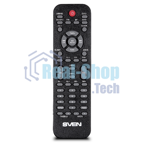 Компьютерная акустика SVEN АС HT-201, черный (80 Вт, Bluetooth, пульт, дисплей, FM, USB, SD)