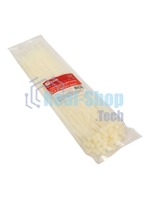 Хомут кабельный 4.8х350 нейл. бел. (уп. 100 шт) EKF plc-c-4.8x350