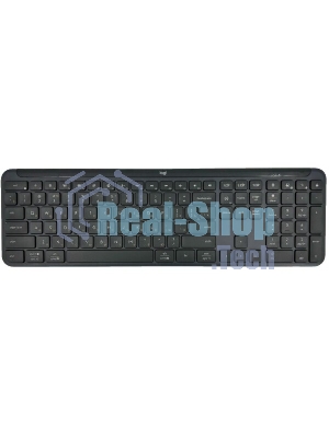Клавиатура Logitech Signature Slim K950 беспроводная, Bluetooth, радиоканал, серый