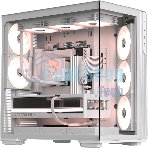 Компьютерный корпус Formula V Line Crystal Z7 PA White, ATX, TYPE-C*1, USB3.0*1, Front+Side Glass, SIDE 3x PERFORMANCE ARGB, REAR 2x PERFORMANCE ARGB