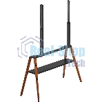 Подставка для телевизора Cactus CS-ST3647BKWN черный/орех, 49