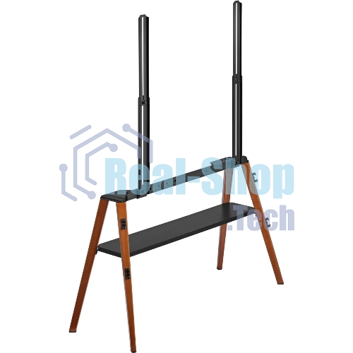 Подставка для телевизора Cactus CS-ST3647BKWN черный/орех, 49