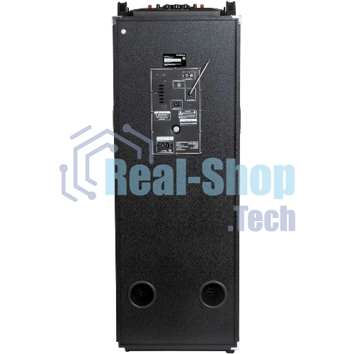 Минисистема SUPRA SMB-2150 черный 1200Вт FM USB BT SD (в комплекте: активн.+пассив.колонки)
