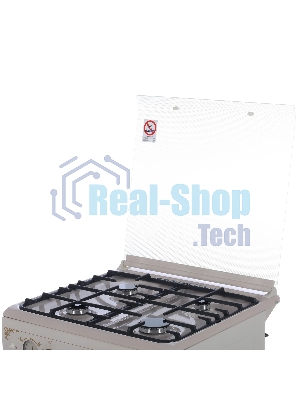 Плита газовая Gefest ПГ 6100-03 0279 бежевый, конфорок 4 шт, духовка 52 л, 60 см x 85 см x 60 см