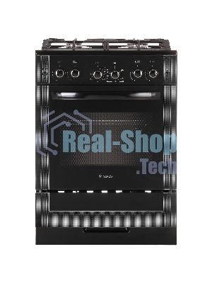 Плита газовая Gefest ПГ 6500-02 0044 черный, конфорок 4 шт, духовка 52 л, 60 см x 85 см x 60 см