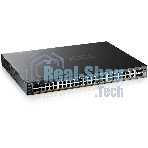 Коммутатор L3 Access Zyxel NebulaFlex Pro XGS2220-54FP, rack 19