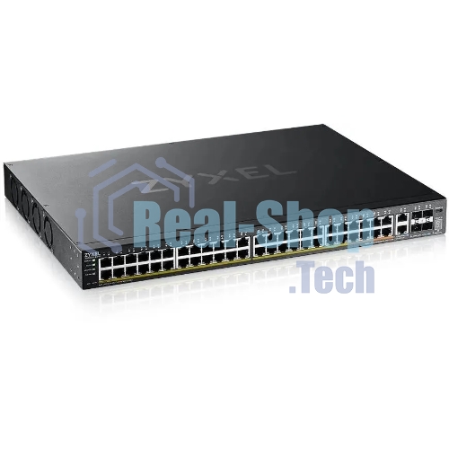 Коммутатор L3 Access Zyxel NebulaFlex Pro XGS2220-54FP, rack 19