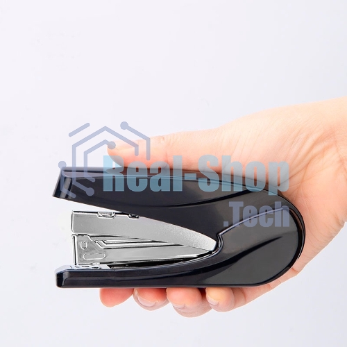 Степлер Deli 0421BLACK 24/6 26/6 (30 листов) черный, 50 скоб, коробка