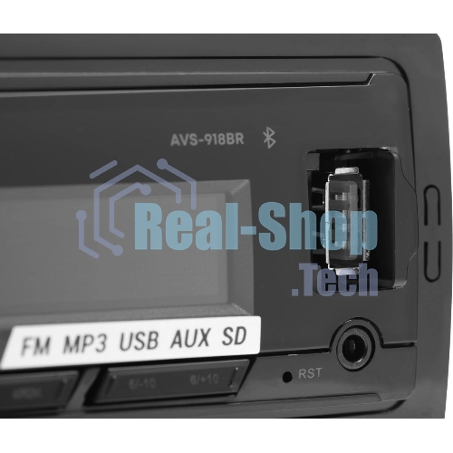 Автомагнитола ACV AVS-918BR, 1 DIN, Bluetooth, USB Type-A, AUX