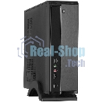 Компьютерный корпус MiniITX ExeGate MI-207 Black, miniITX/mATX, (без БП), 2хUSB, Audio