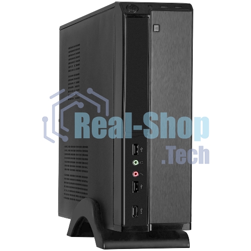 Компьютерный корпус MiniITX ExeGate MI-207 Black, miniITX/mATX, (без БП), 2хUSB, Audio