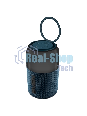 Колонка портативная SVEN PS-130 blue (10 Вт, USB, Bluetooth, питание от USB/аккумулятора)