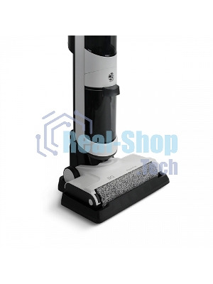 Пылесос вертикальный BQ VCA1001W белый/черный, питание от аккумулятора, 27 Вт, уборка влажная/сухая, пылесборник 0.7 л, работа от АКБ max 30 мин