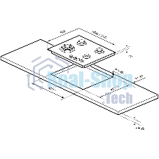 Варочная поверхность LEX GVG 644 T WH