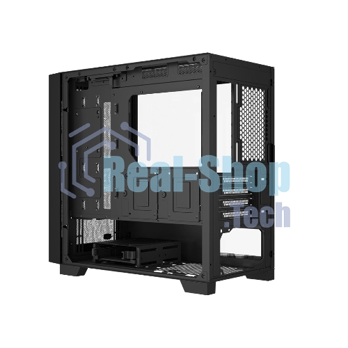Компьютерный корпус без блока питания PCCooler C3D310 BK, Mesh Mid Tower, Black, TG, 0.6 SPCC, no fans mATX, mITX 165/350/200мм 3x2.5