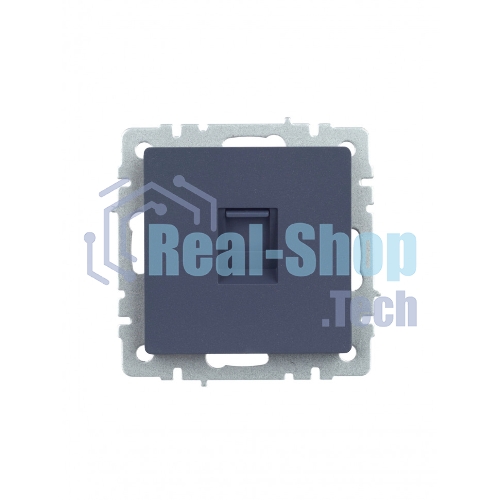 Розетка компьютерная IEK BRITE РК10-БрМ RJ45 кат.5E маренго
