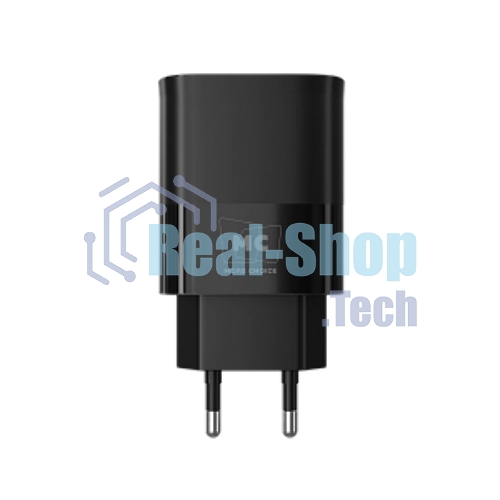 Сетевое зарядное устройство MORE CHOICE NC81a СЗУ 1USB+1Type-C 3.0A PD 20W+ QC3.0, черный
