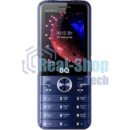 Мобильный телефон BQ 2842 Disco Boom синий/черный