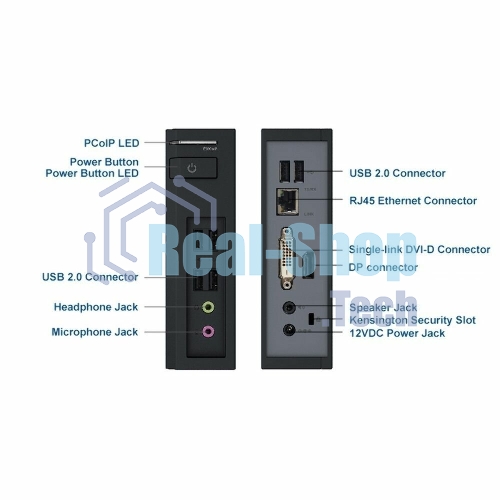 Нулевой клиент Leadtek TERA2321 (293C) 3293C011101 6USB, Fiber, DPх1+DVIх1