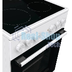 Плита электрическая Gorenje GEC5A41WG белый, конфорок 4 электрических, духовка 62 л, 50 см x 85 см x 59.4 см