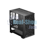 Компьютерный корпус без блока питания PCCooler C3D310 BK, Mesh Mid Tower, Black, TG, 0.6 SPCC, no fans mATX, mITX 165/350/200мм 3x2.5