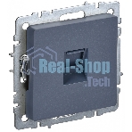 Розетка компьютерная IEK BRITE РК10-БрМ RJ45 кат.5E маренго