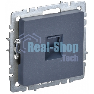 Розетка компьютерная IEK BRITE РК10-БрМ RJ45 кат.5E маренго