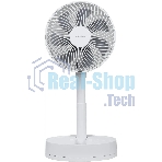 Вентилятор Centek CT-5042 белый, настольный, 12 Вт, 4 скорости, 19 см