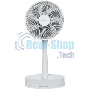 Вентилятор Centek CT-5042 белый, настольный, 12 Вт, 4 скорости, 19 см
